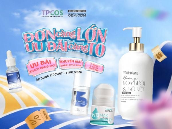 Ưu Đãi Gia Công Mỹ Phẩm Trọn Gói Tháng 7 – Cơ Hội Tối Ưu Chi Phí Cho Thương Hiệu Mỹ Phẩm