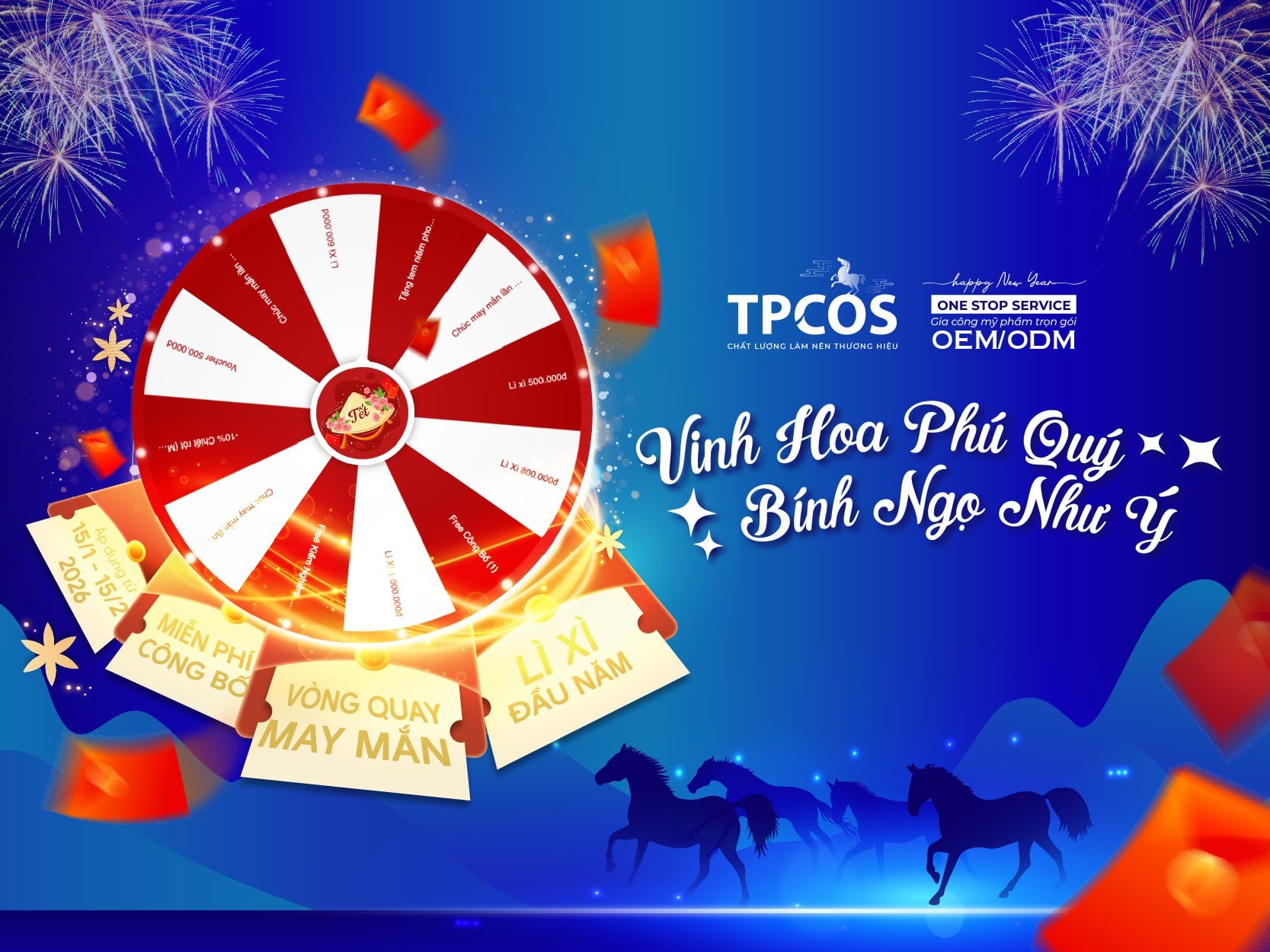 CTKM Tết 2026 | Vinh Hoa Phú Quý - Bính Ngọ Như Ý