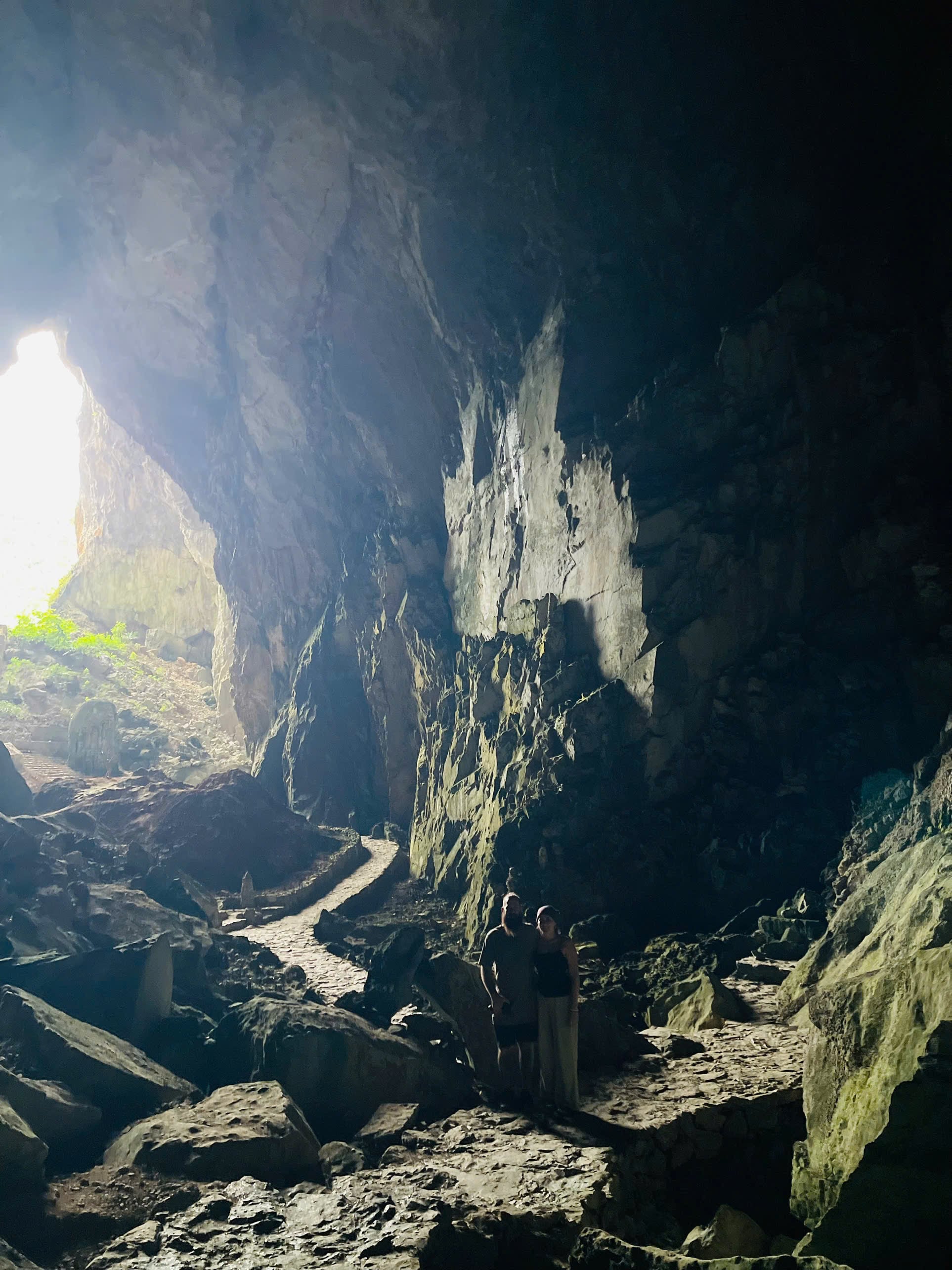 Nho Que River boat ride through Tu San Canyon — Classic Jeep tour