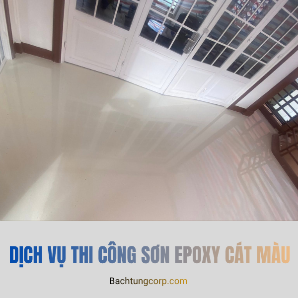 Dịch Vụ Thi Công Sơn Epoxy Cát Màu Tự San Phẳng