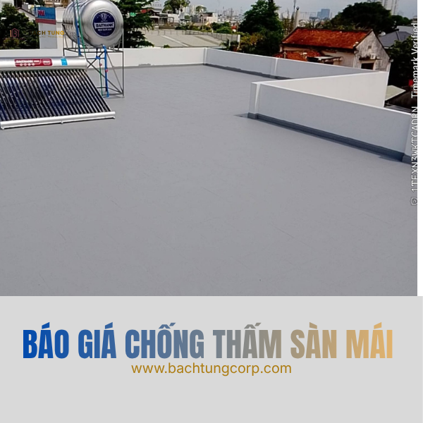 Giá thi công chống thấm sàn mái tại Lâm Đồng