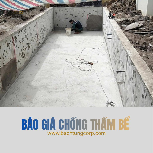 Giá thi công chống thấm bể nước bể cá tại Lâm Đồng