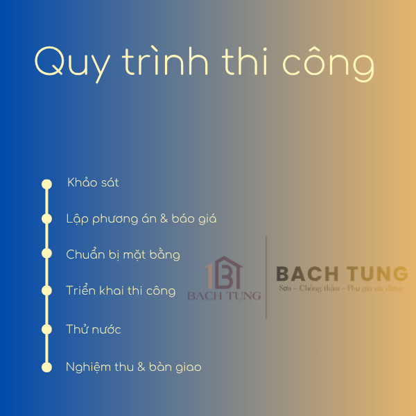 Quy trình dịch vụ chống thấm tại Đà Lạt, Lâm Đồng | Bách Tùng