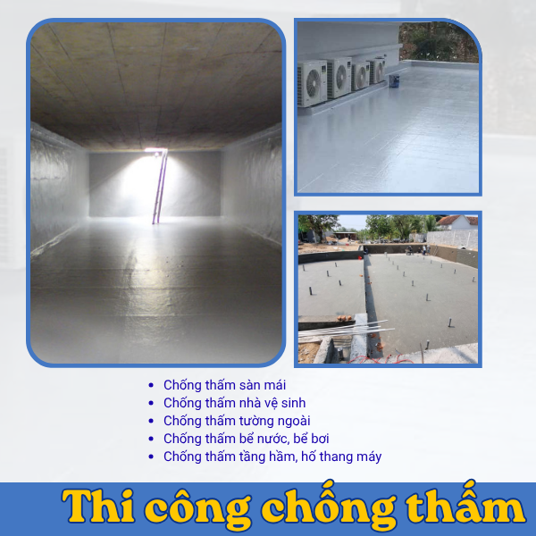 DỊCH VỤ CHỐNG THẤM CHUYÊN SÂU