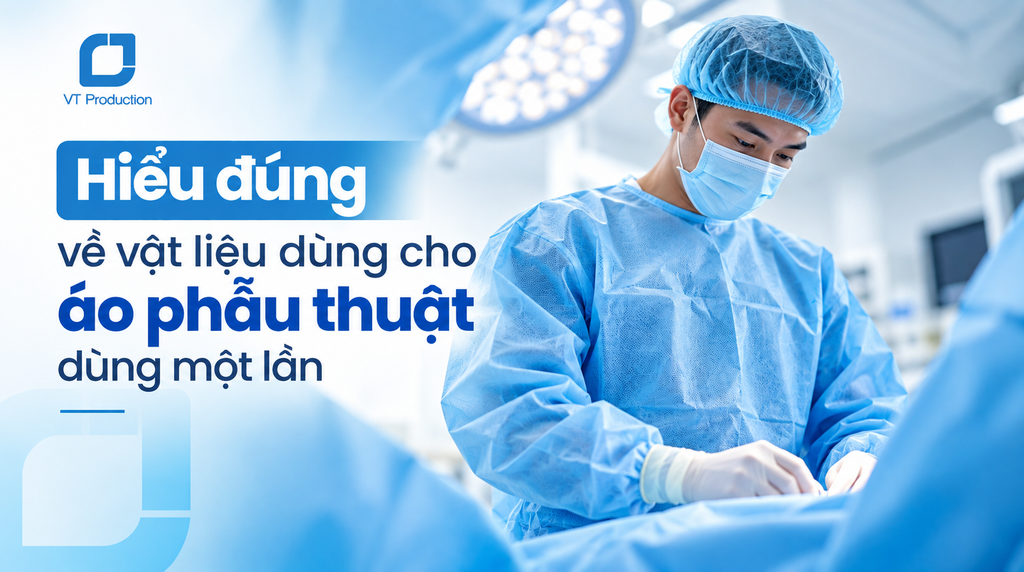 HIỂU ĐÚNG VỀ VẬT LIỆU VÀ CẤU TRÚC ÁO PHẪU THUẬT DÙNG MỘT LẦN
