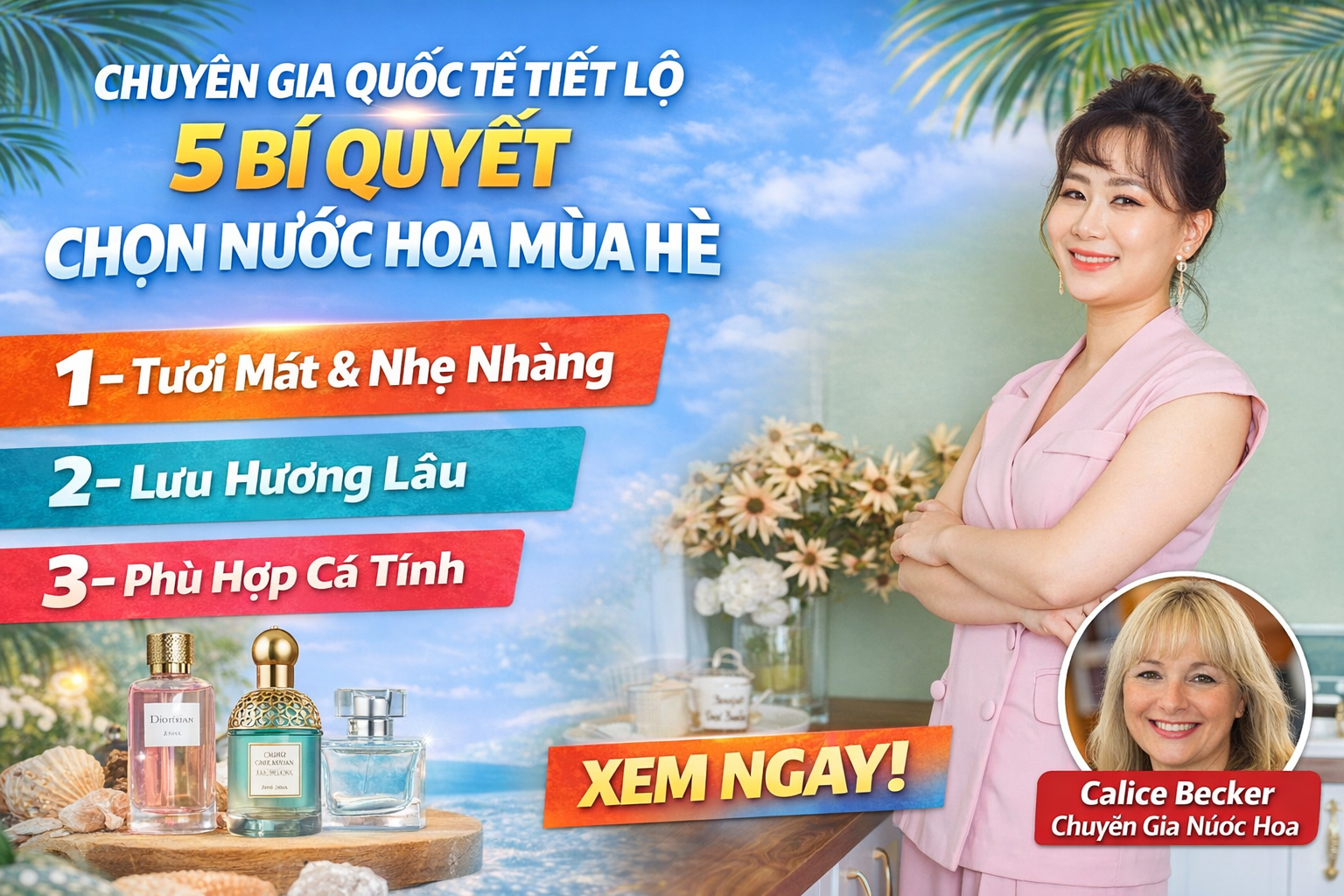 Nước hoa mùa hè là gì? Cách chọn đúng ngay từ đầu để luôn tự tin và cuốn hút.