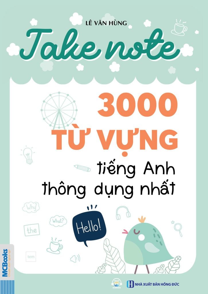 Cuốn sách Take Note 3000 từ vựng tiếng Anh thông dụng nhất