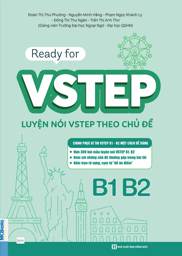 Cuốn sách Ready for VSTEP – Luyện nói VSTEP theo chủ đề B1 – B2