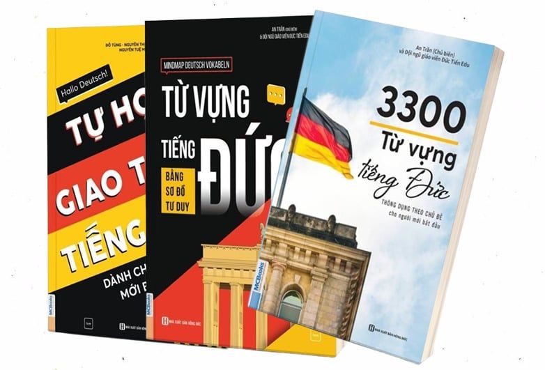 Combo Tự học giao tiếp tiếng Đức cho người mới bắt đầu