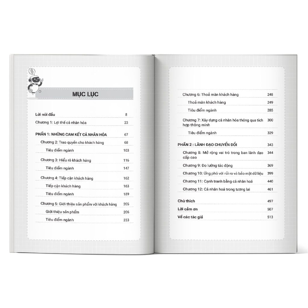 Mục lục sách Chiến lược cá nhân hóa trải nghiệm khách hàng trong kỷ nguyên AI (HARVARD BUSINESS REVIEW)