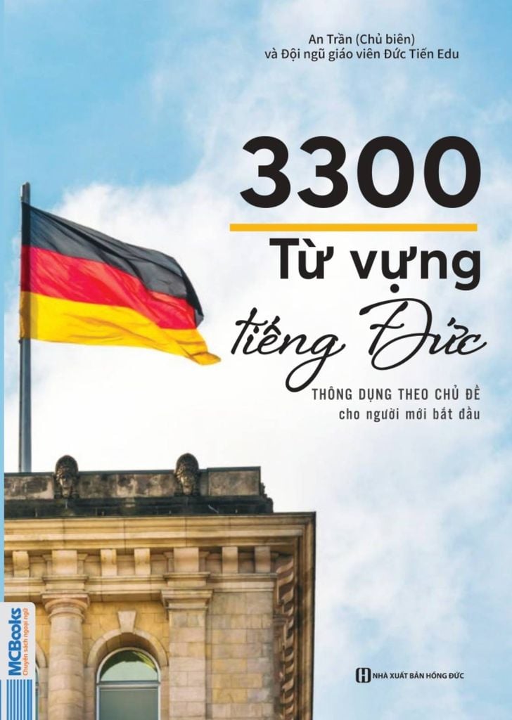 Cuốn sách 3300 từ vựng tiếng Đức thông dụng theo chủ đề dành cho người mới bắt đầu