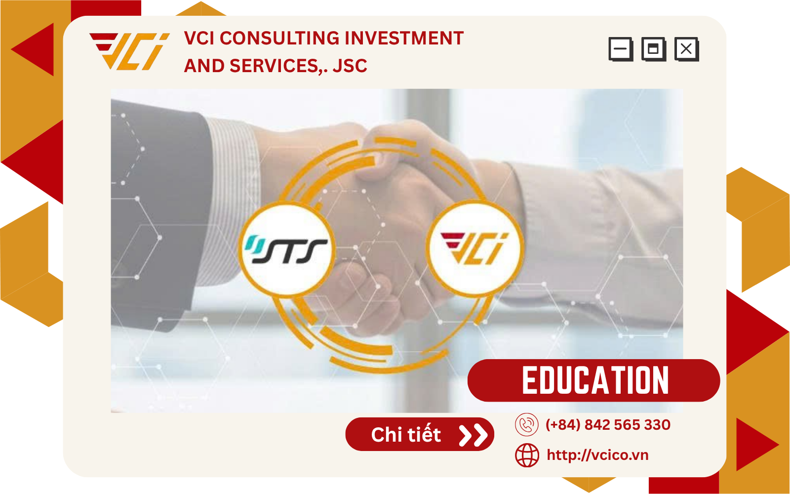 VCI CHÍNH THỨC TRỞ THÀNH ĐỐI TÁC CỦA STS SA THỤY SĨ - NHẬN ĐỊNH CỦA CHUYÊN GIA VCI VỀ CƠ HỘI KẾT NỐI TRI THỨC TOÀN CẦU