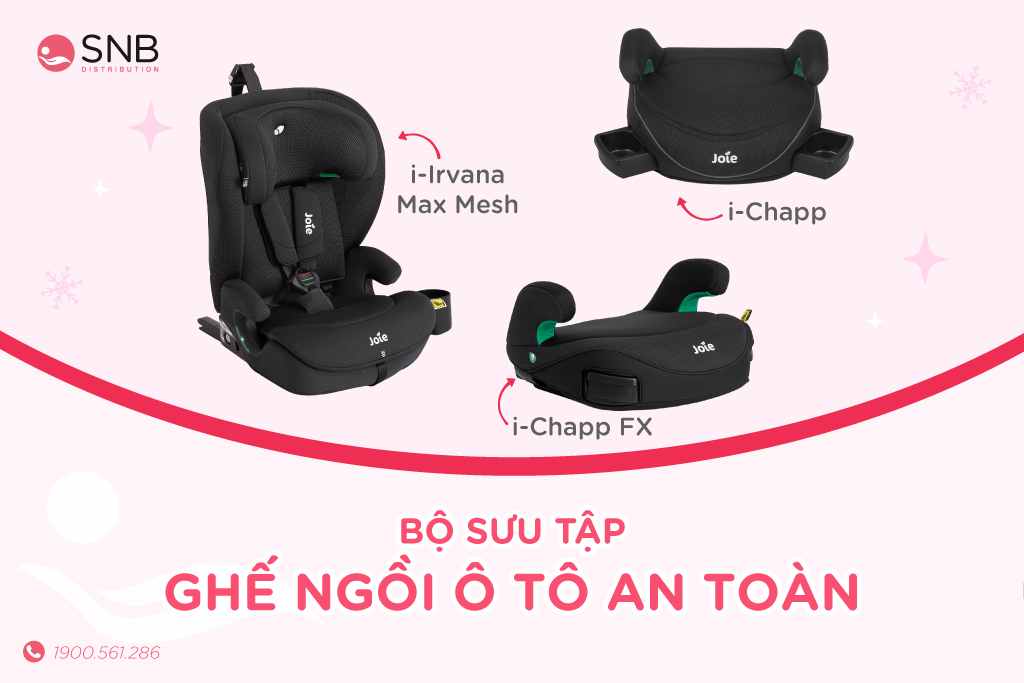 Joie Ra Mắt Bộ Sưu Tập Ghế Ngồi Hỗ Trợ Mới: i-Irvana Max Mesh & Bộ Đôi i-Chapp