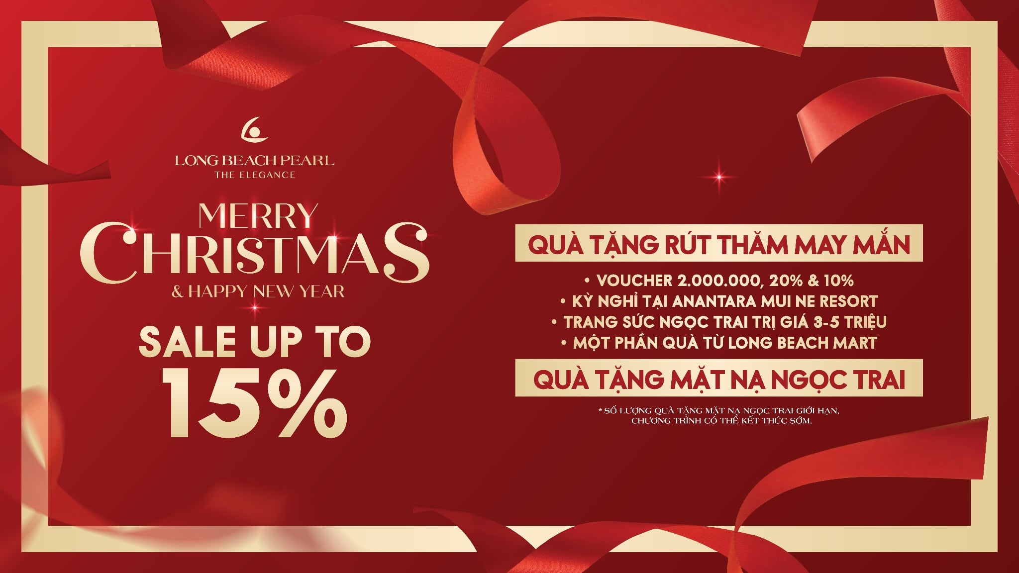 MERRY CHRISTMAS & HAPPY NEW YEAR - RỰC RỠ MÙA LỄ HỘI - SALE UP TO 15%