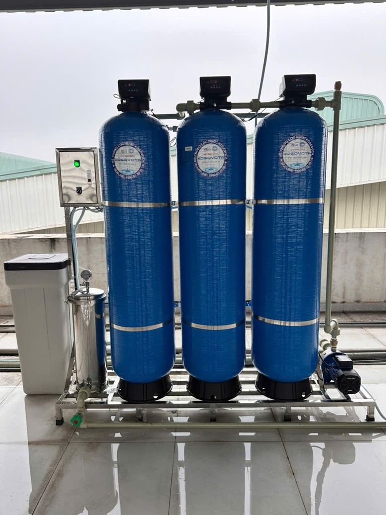 Hệ thống lọc tổng cao cấp 3 cột 1665 tại Hưng Yên