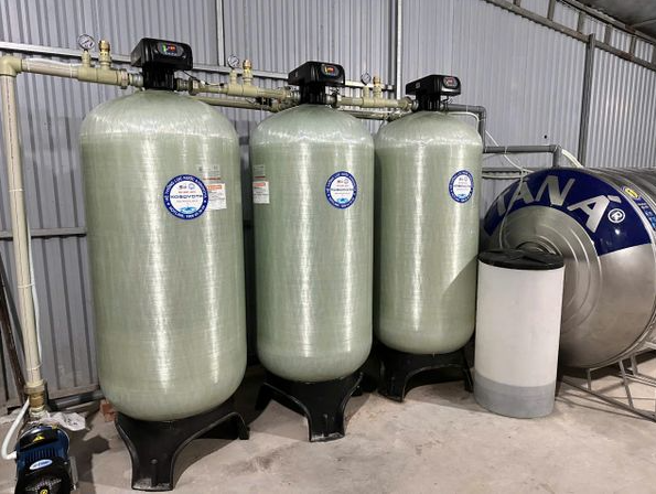 Lắp đặt hệ thống lọc nước 4500L/h tại công ty giấy