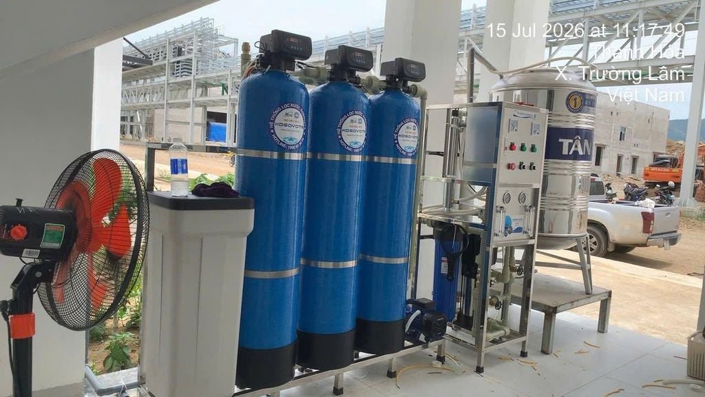 Hoàn thành lắp đặt hệ thống lọc nước RO 500L/h tự động tại Nghi Sơn, Thanh Hóa
