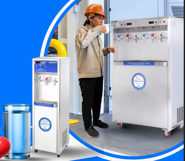 Ứng Dụng Máy Lọc Nước RO Nóng Lạnh Công Nghiệp
