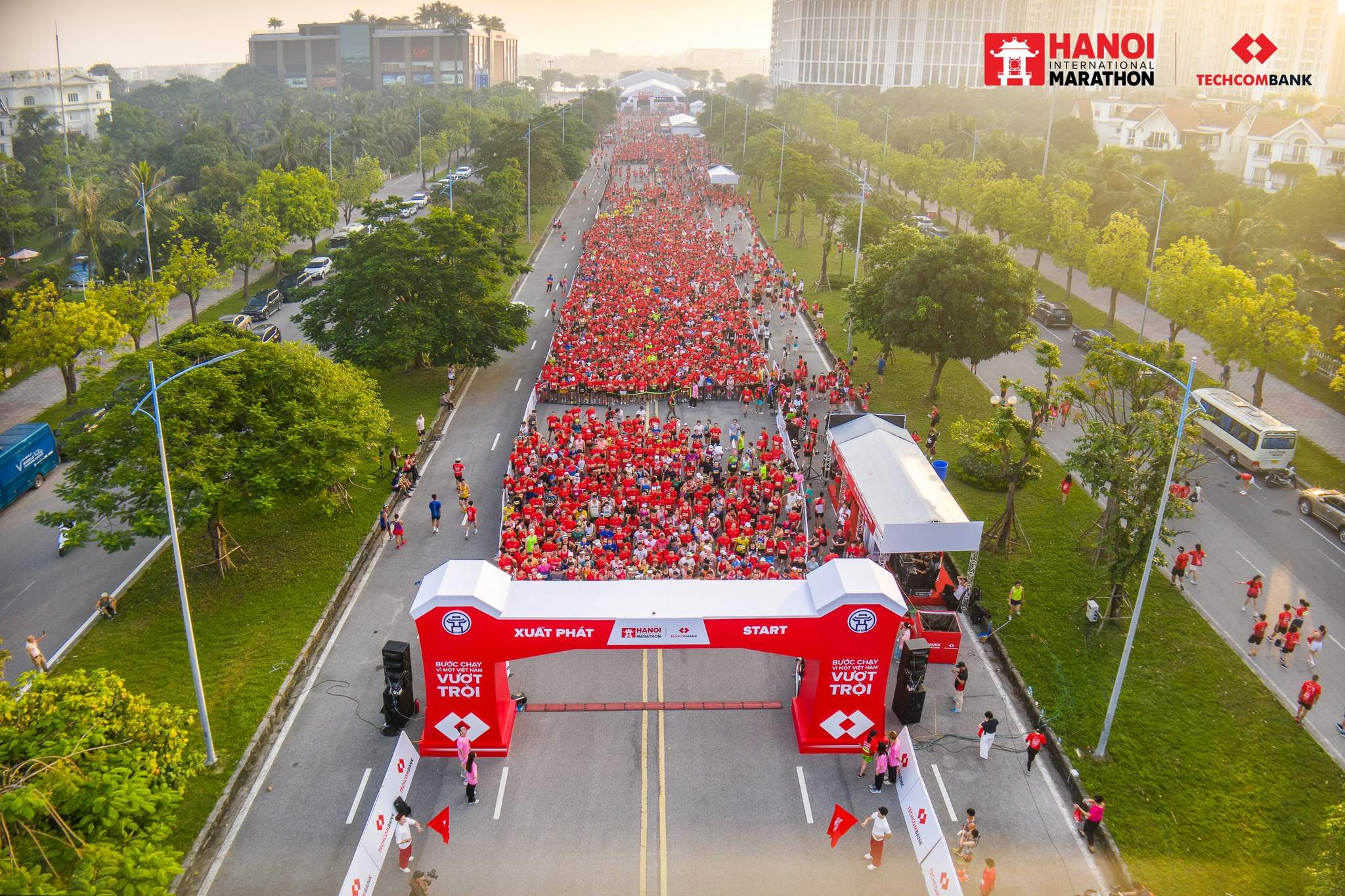 Giải Marathon Quốc tế Hà Nội Techcombank 2025: Khi tinh thần vượt trội được lan tỏa trên từng bước chạy