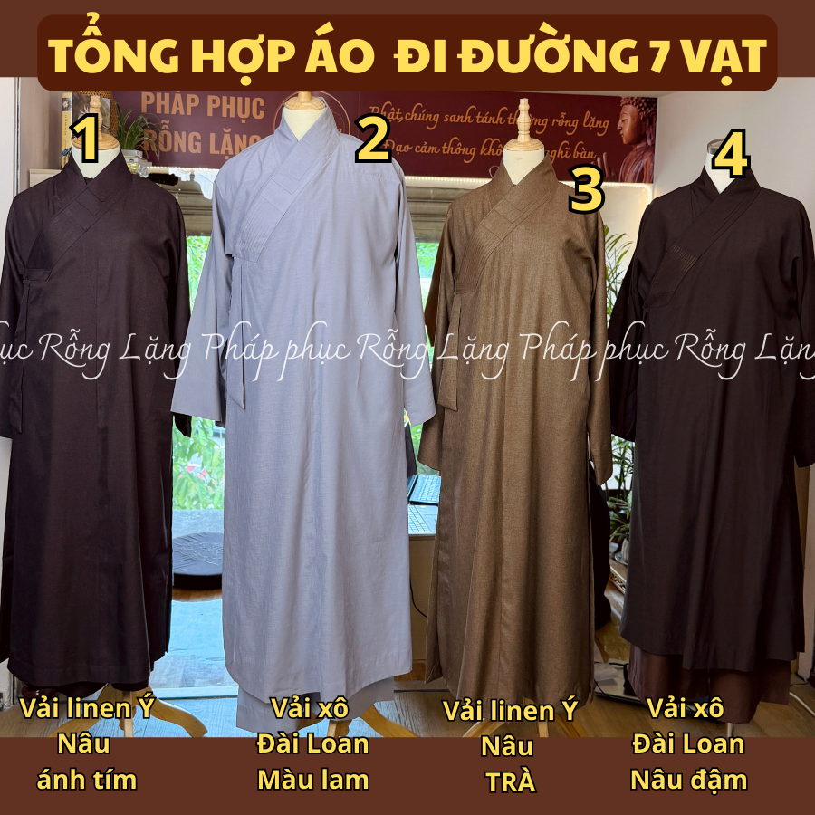 Áo tràng lễ Phật dành cho chư tôn đức Tăng Ni và Phật Tử – Pháp phục ...