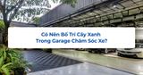 Có Nên Bố Trí Cây Xanh Trong Garage Chăm Sóc Xe?