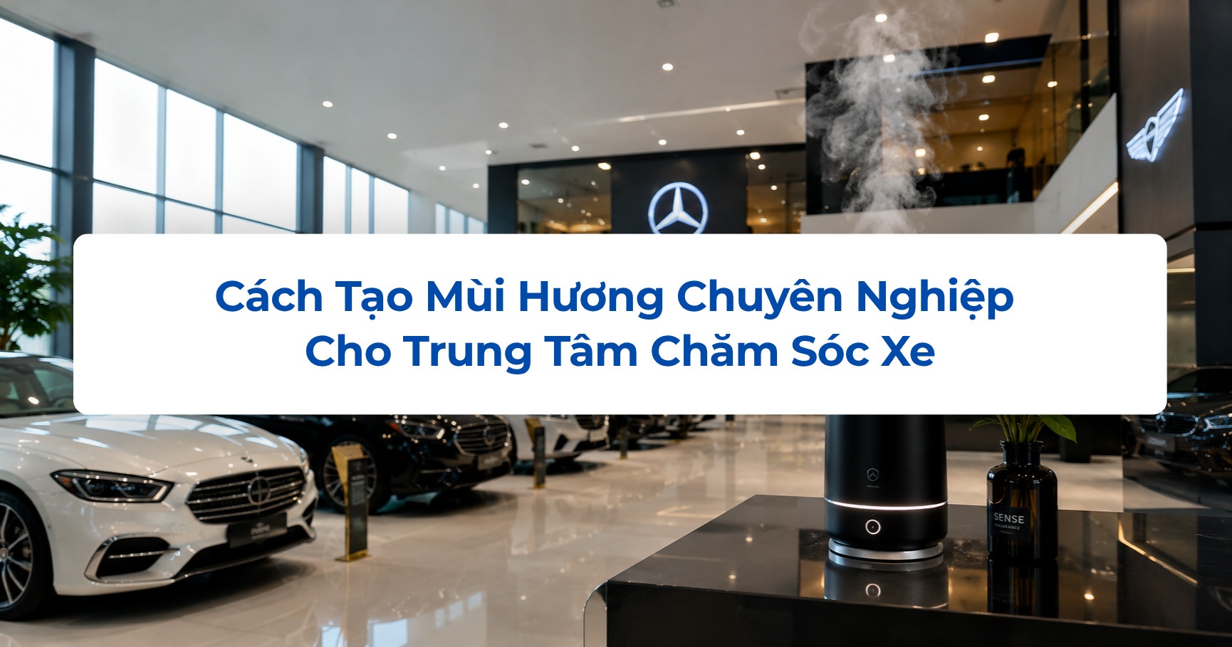 Cách Tạo Mùi Hương Chuyên Nghiệp Cho Trung Tâm Chăm Sóc Xe