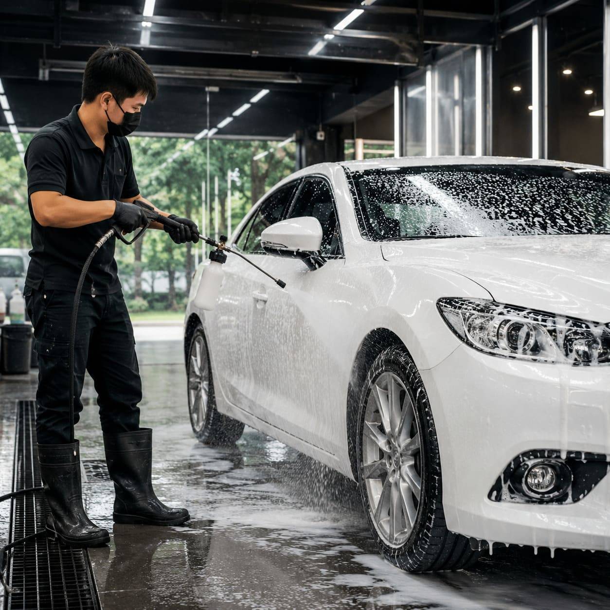 Rửa xe ô tô nhiều có tốt không?