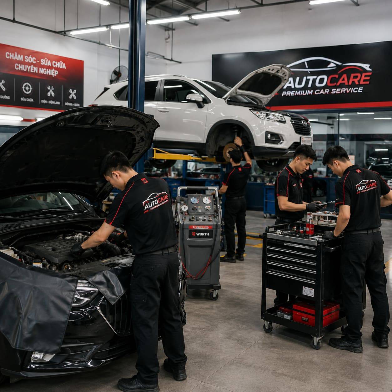 Tầm quan trọng của đồng phục garage trong việc xây dựng thương hiệu chuyên nghiệp