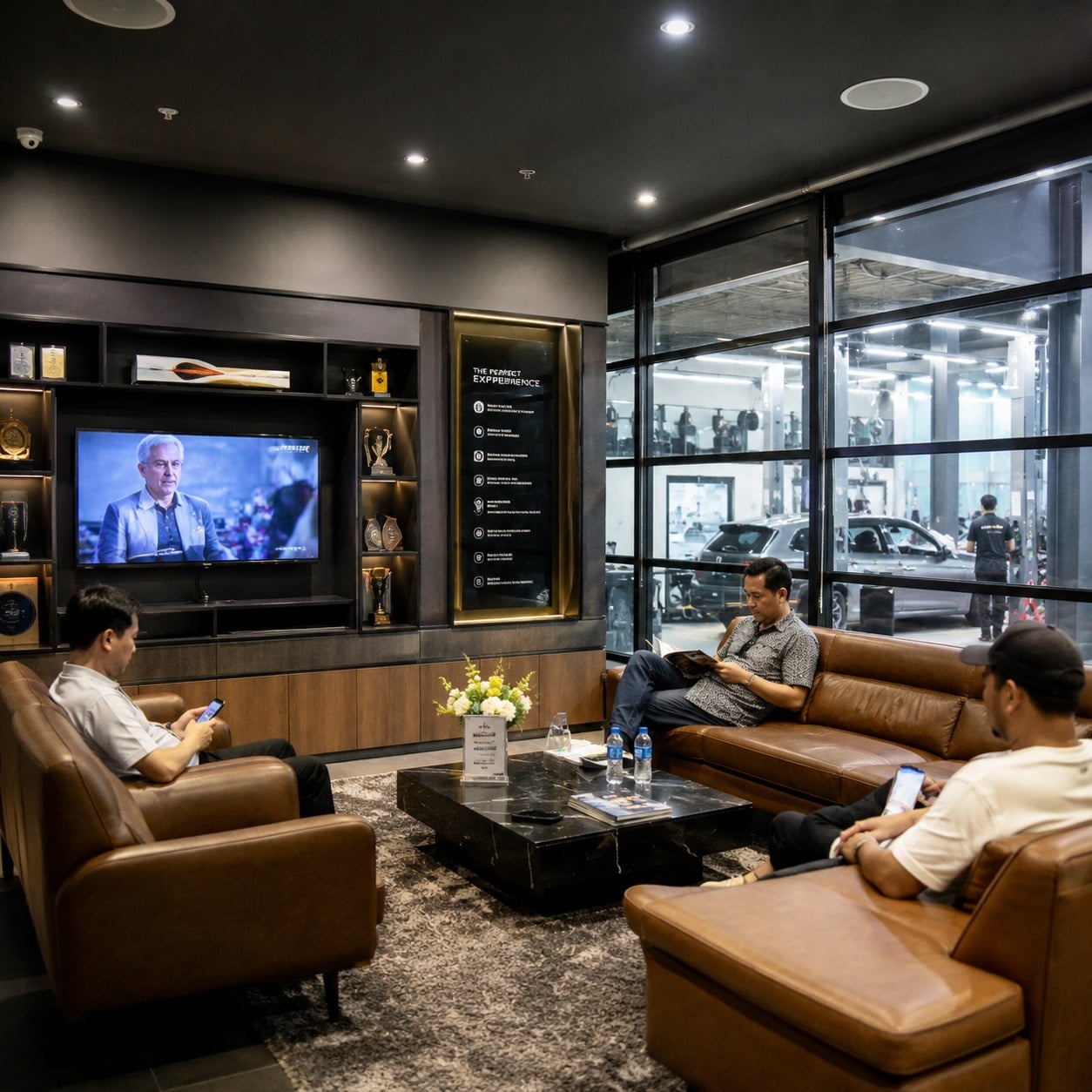 Một playlist garage với nhịp điệu vừa phải, âm thanh mềm và ít biến động đột ngột có thể giúp không gian trở nên dễ chịu hơn