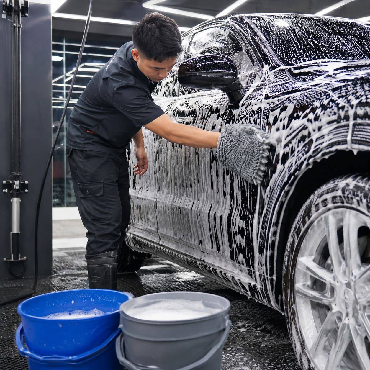 Tại sao việc thực hiện đúng quy trình rửa xe ô tô lại vô cùng quan trọng?