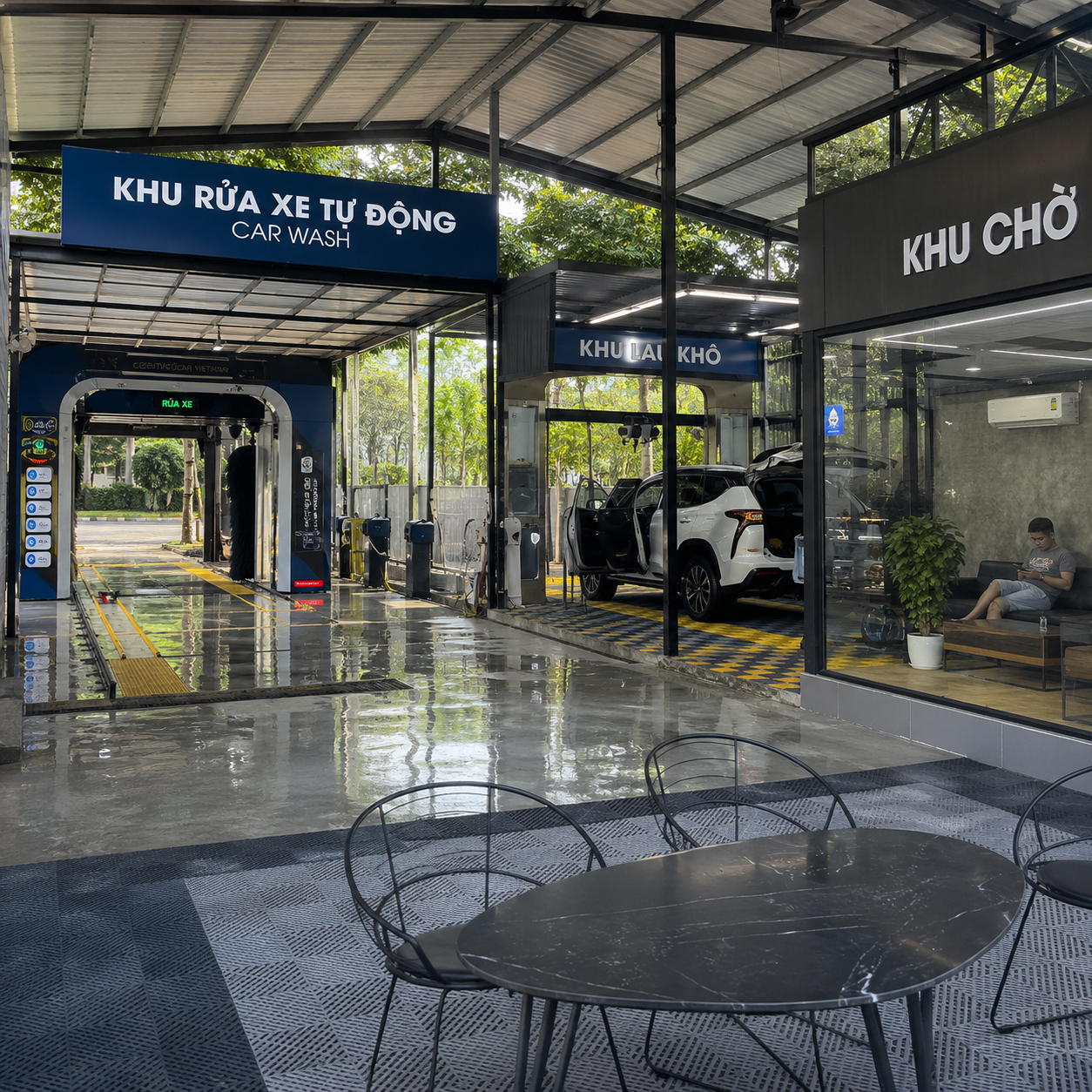 Setup tiệm rửa xe tự động cần bao nhiêu vốn?