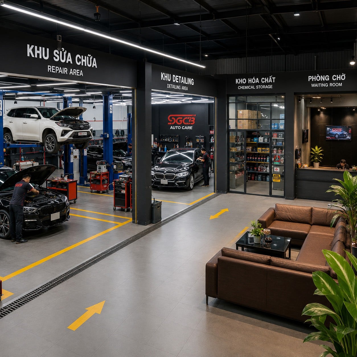 Nguyên tắc bố trí garage giảm thiểu tích tụ mùi