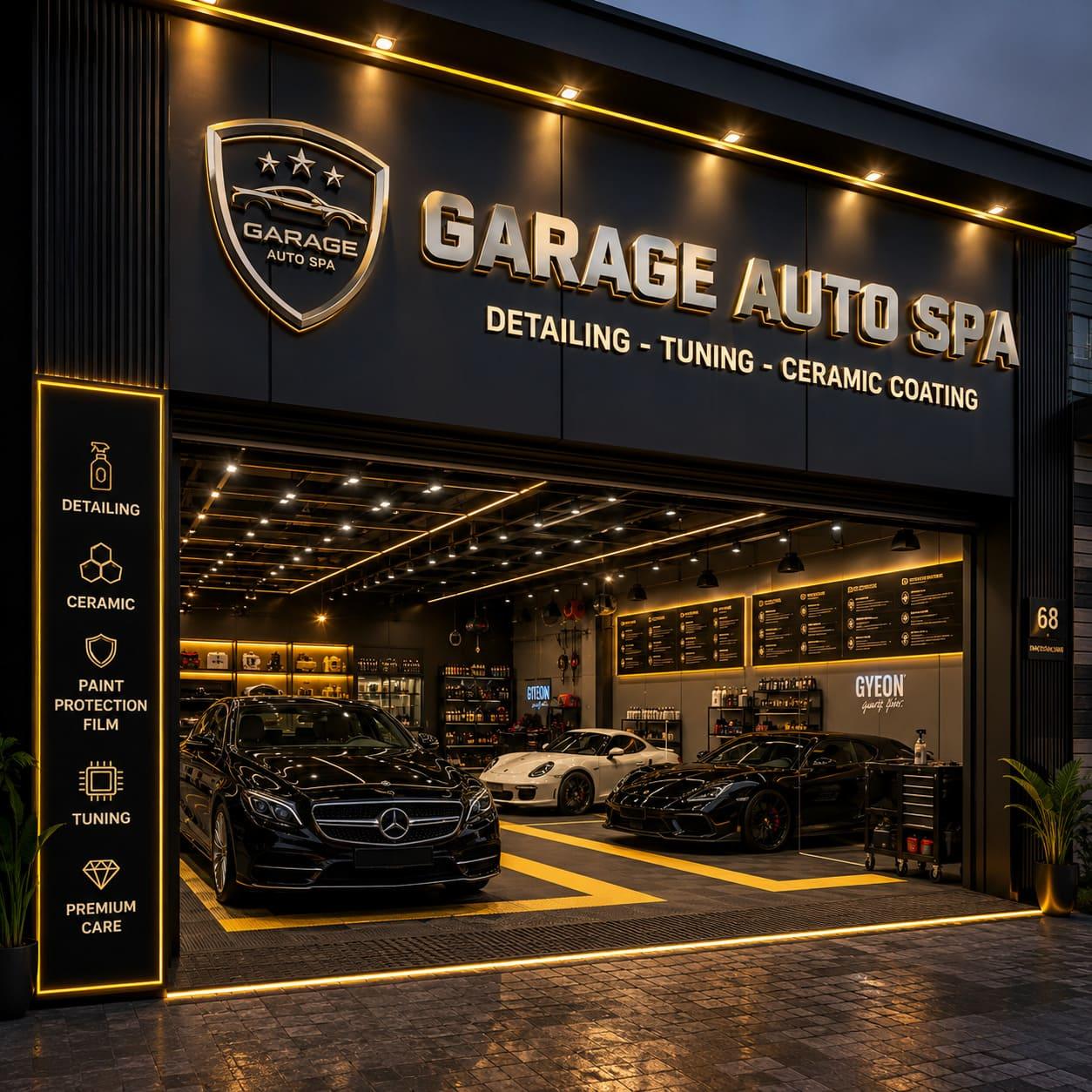 5 Chất liệu làm bảng hiệu garage bền đẹp và phổ biến nhất hiện nay
