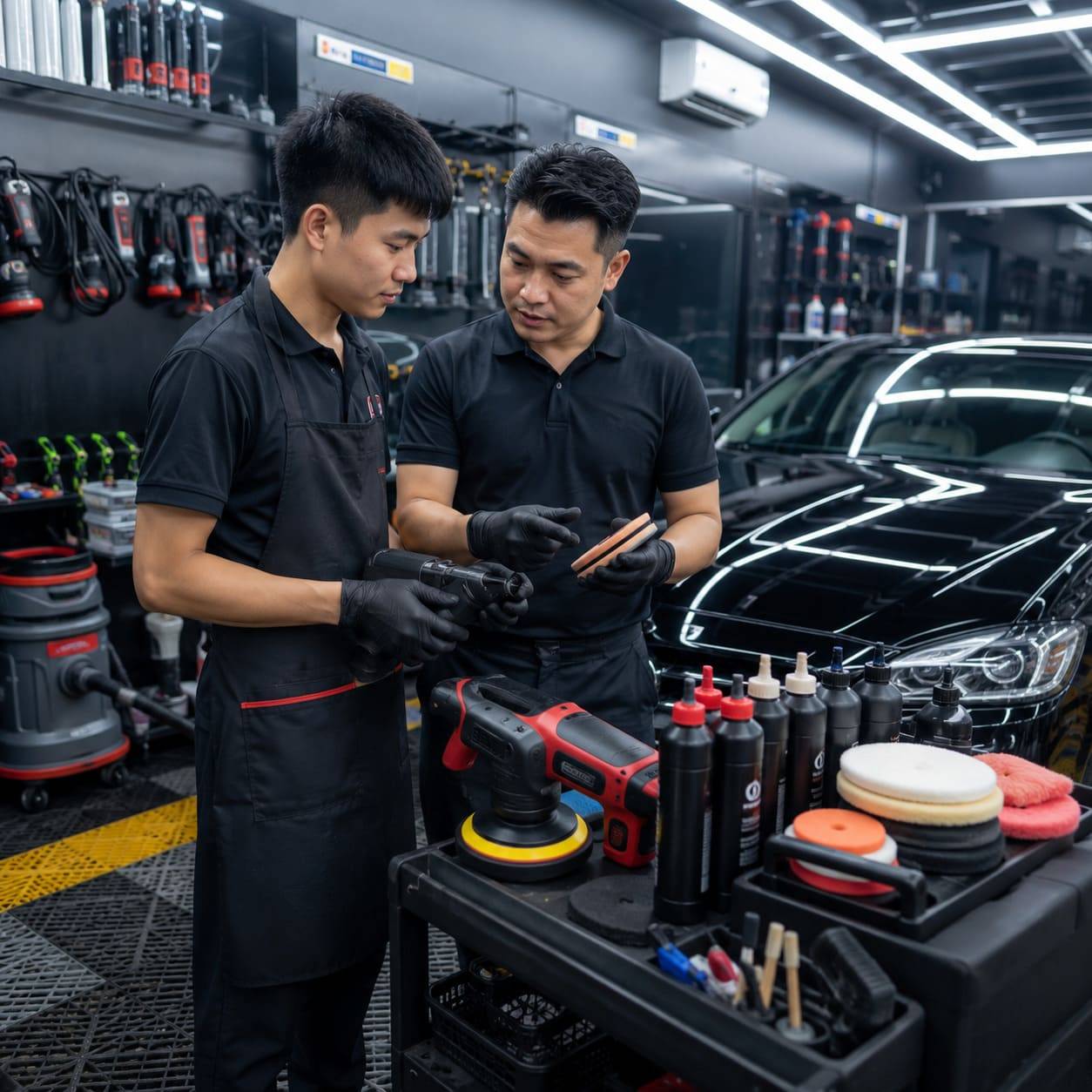 Tiêu chí chọn trung tâm dạy học nghề rửa xe uy tín