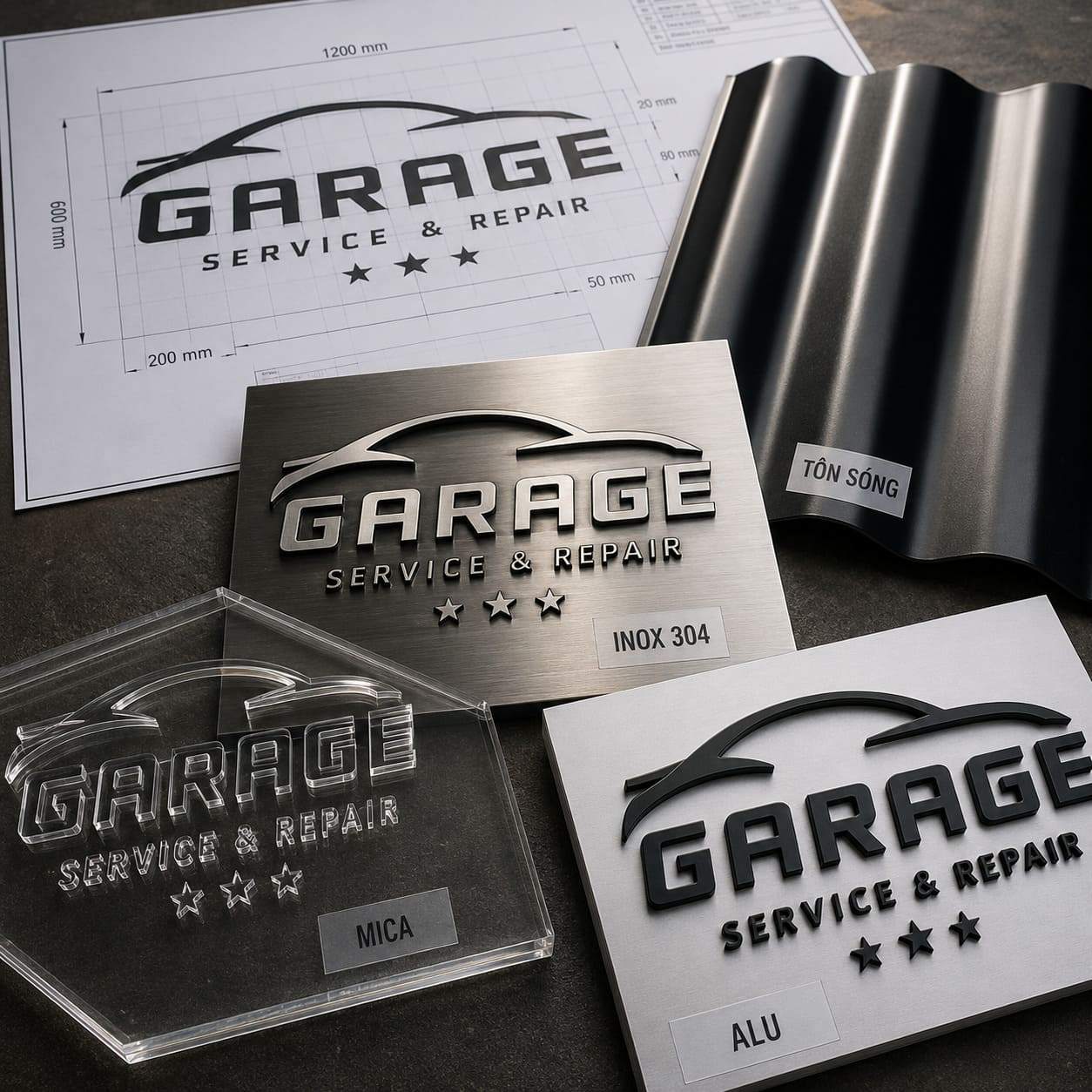 Tổng hợp các mẫu thiết kế logo garage thực tế theo phân khúc