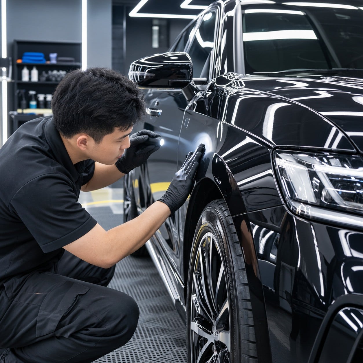 Đừng bỏ qua bước xử lý bề mặt. Phim tốt nhưng bề mặt sơn chưa sạch, còn bụi hoặc tạp chất thì thành phẩm vẫn có thể xuất hiện lỗi.