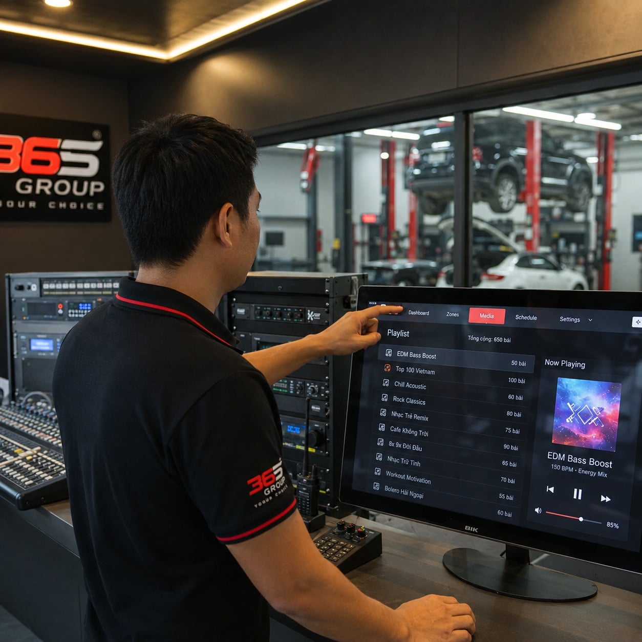 Giải pháp âm thanh toàn diện và chuyên nghiệp cho Setup Garage