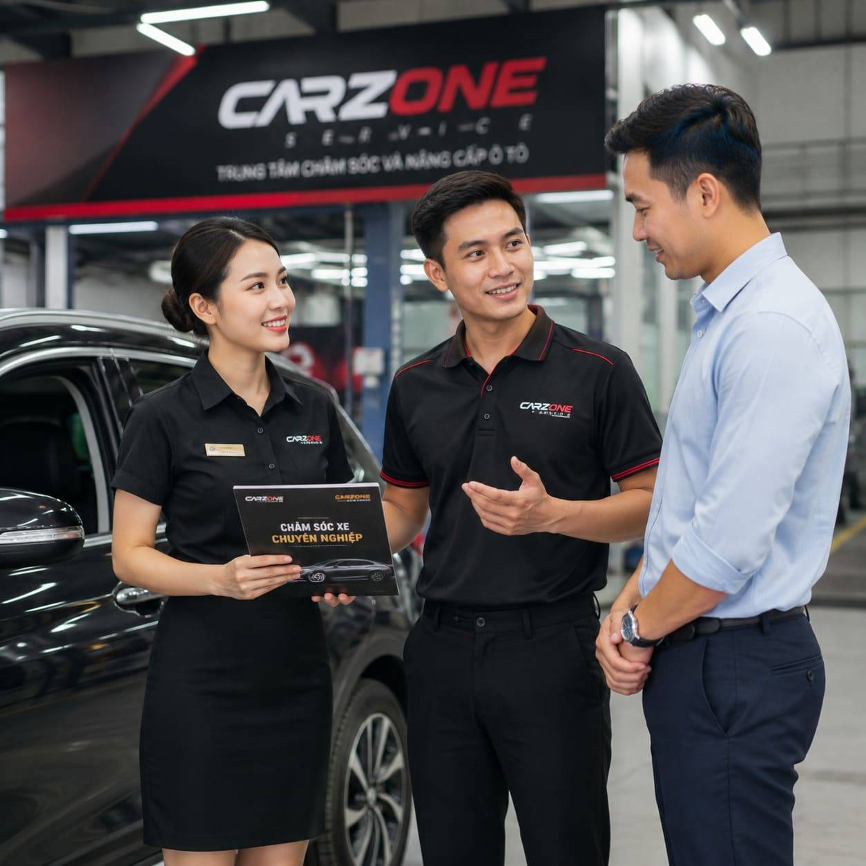 Tiêu chuẩn kỹ thuật bắt buộc khi may đồng phục garage ô tô