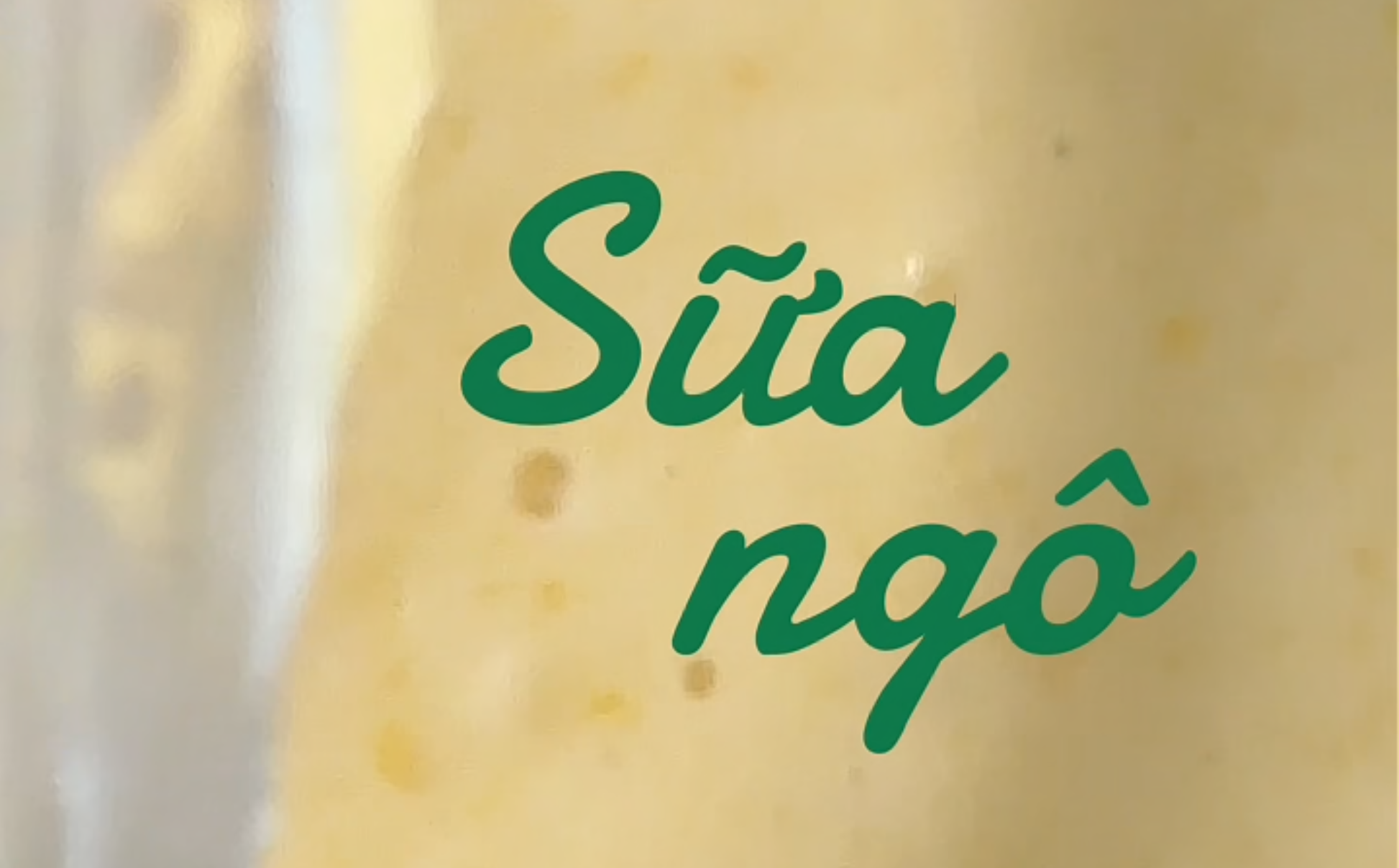 Latte sữa ngô với PHINƠI