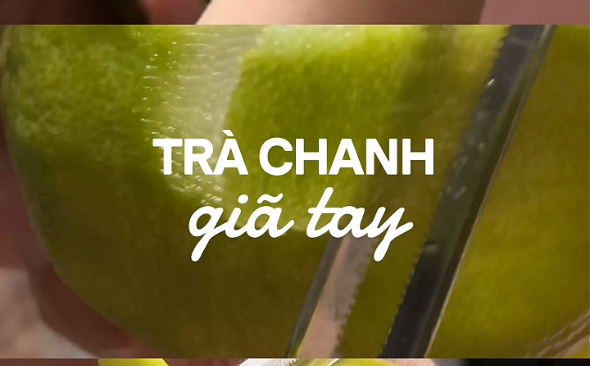 Công thức pha cà phê với trà chanh giã tay cùng PHINƠI.
