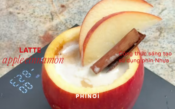 Apple Cinnamon Latte với PHINƠI.