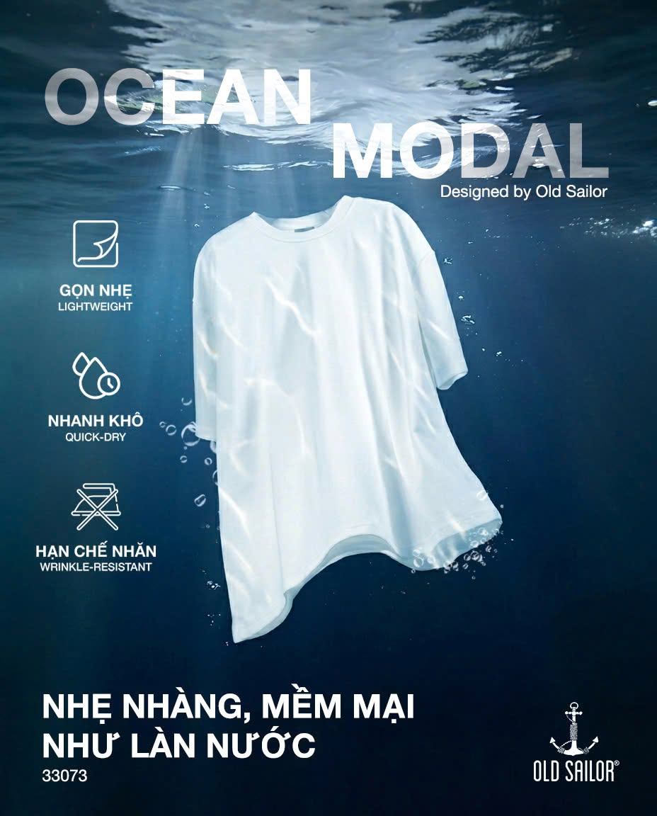 Áo Thun Nam Modal Nhẹ Mát, Mềm Mại Như Làn Nước