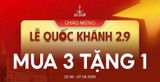 MỪNG QUỐC KHÁNH 2/9 – MUA 3 TẶNG 1 CÙNG OLD SAILOR