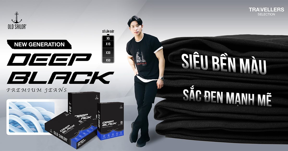 DEEP BLACK PREMIUM JEANS – SẮC ĐEN ĐƯỢC ĐỊNH NGHĨA RÕ RÀNG