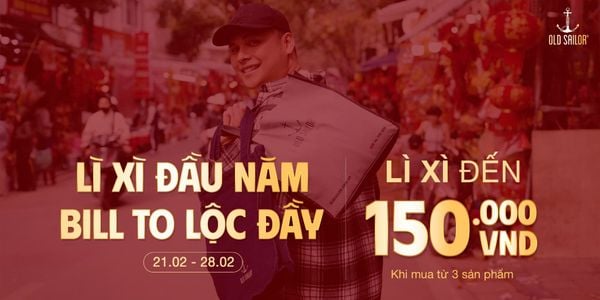 LÌ XÌ ĐẦU NĂM – BILL TO LỘC ĐẦY