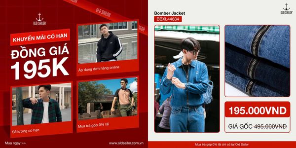 Chương Trình Đồng Giá 195K Old Sailor – Cơ Hội Sở Hữu Thời Trang Nam Giá Tốt