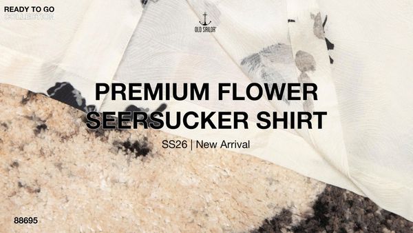 Áo Sơ Mi Seersucker Nam Old Sailor 88695 – Nhẹ, Thoáng, Hạn Chế Nhăn