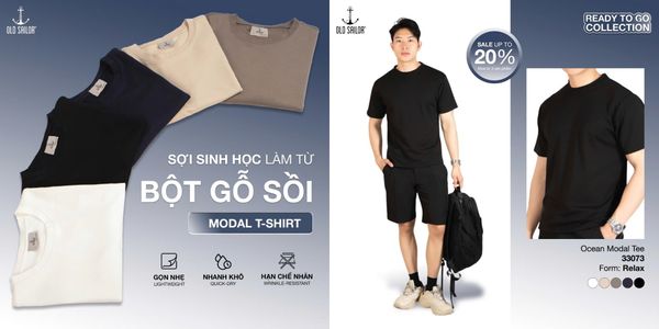 Ocean Modal Tee – Lựa chọn tối ưu cho trang phục hàng ngày
