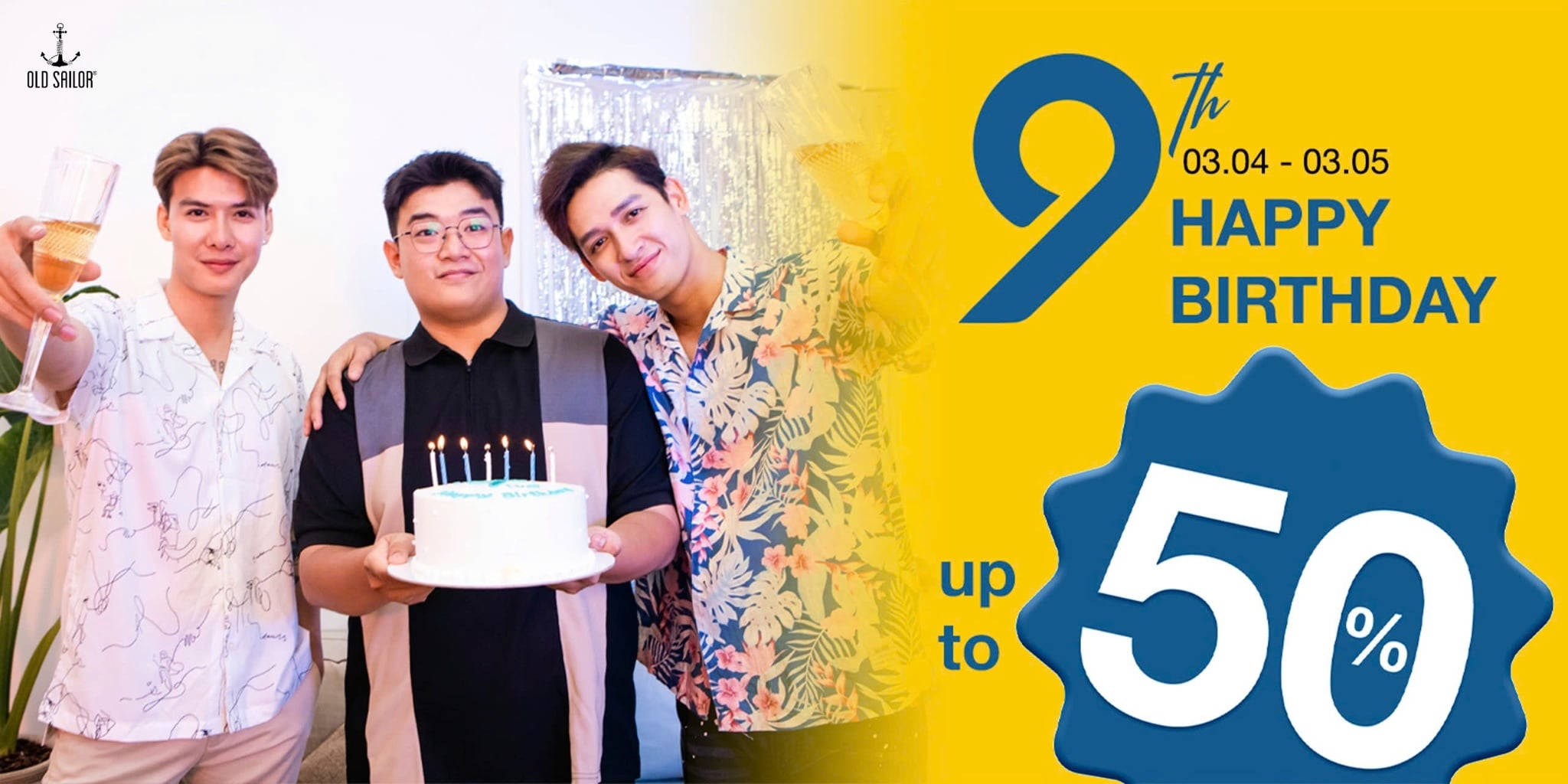 OLD SAILOR 9TH BIRTHDAY – MỜI BẠN ĐẾN “CHEER VUI”