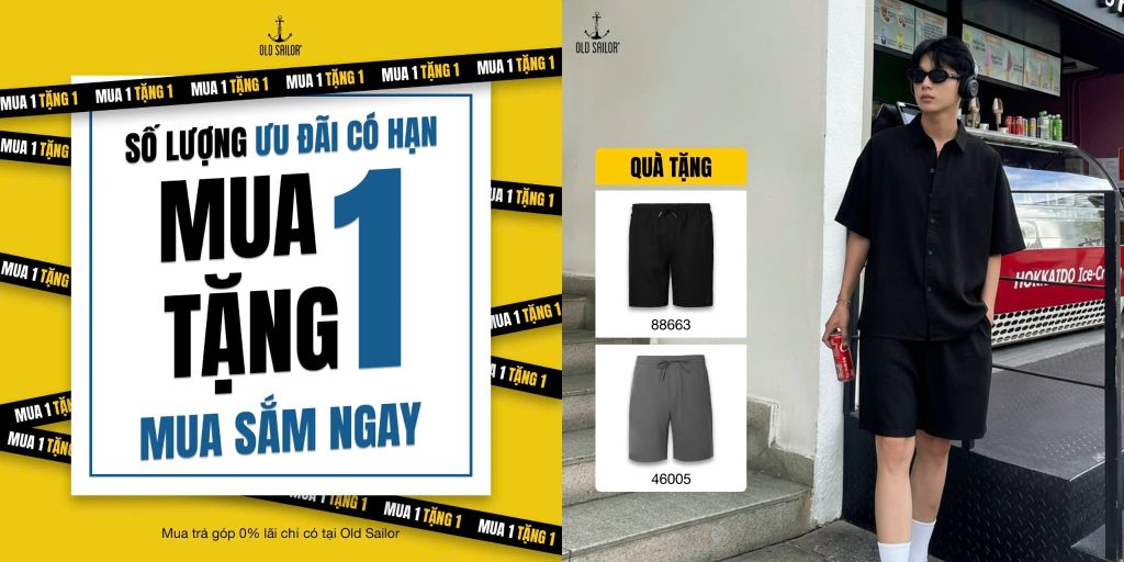 MUA 1 TẶNG 1 – ƯU ĐÃI THỜI TRANG NAM KHÔNG NÊN BỎ LỠ